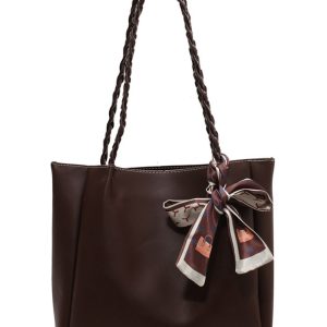 Stylish Minimalist Shoulder Bag for Women - Large Capacity Commuter Tote with Versatile Niche Design