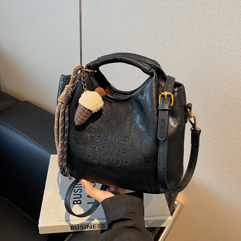 Stylish Women's Casual Crossbody Tote Bag with Letter Design - High-End Quality 2025 Fashion Handbag