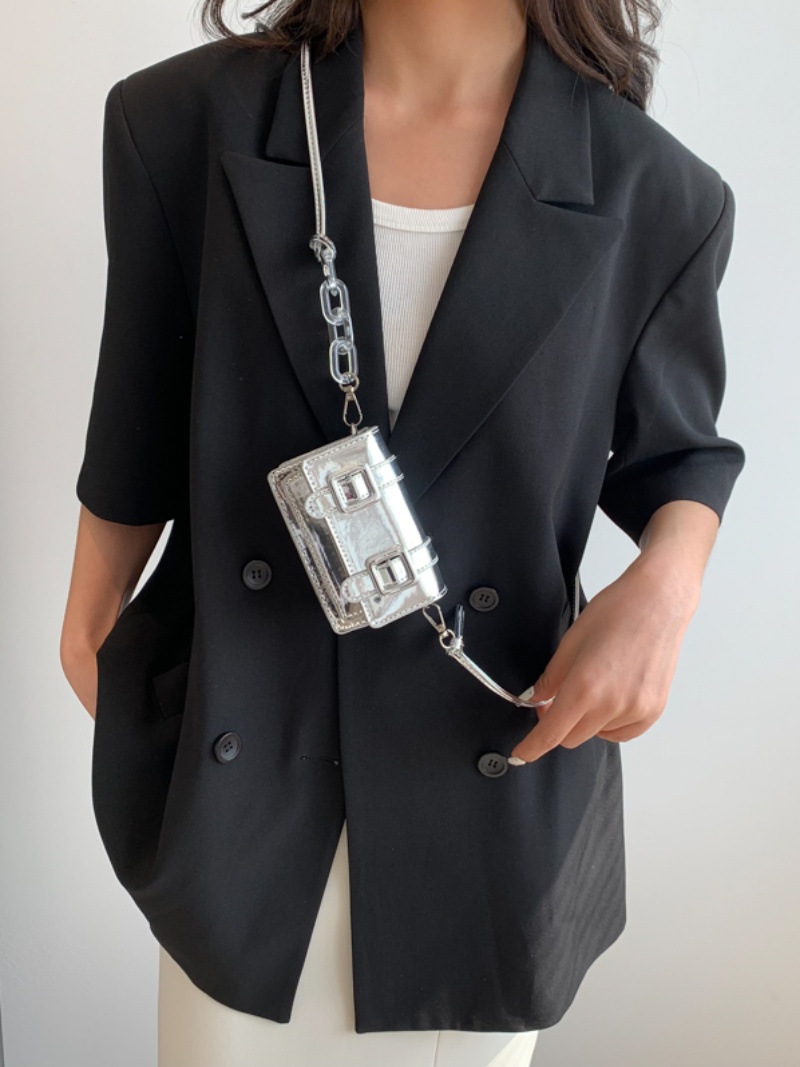 Summer 2025 Mini Handbag for Women, Niche Laser Chain Crossbody Bag, High-Quality Small Square Open-Top Bag Summer 2025 Mini Handbag for Women, Niche Laser Chain Crossbody Bag, High-Quality Small Square Open-Top Bag