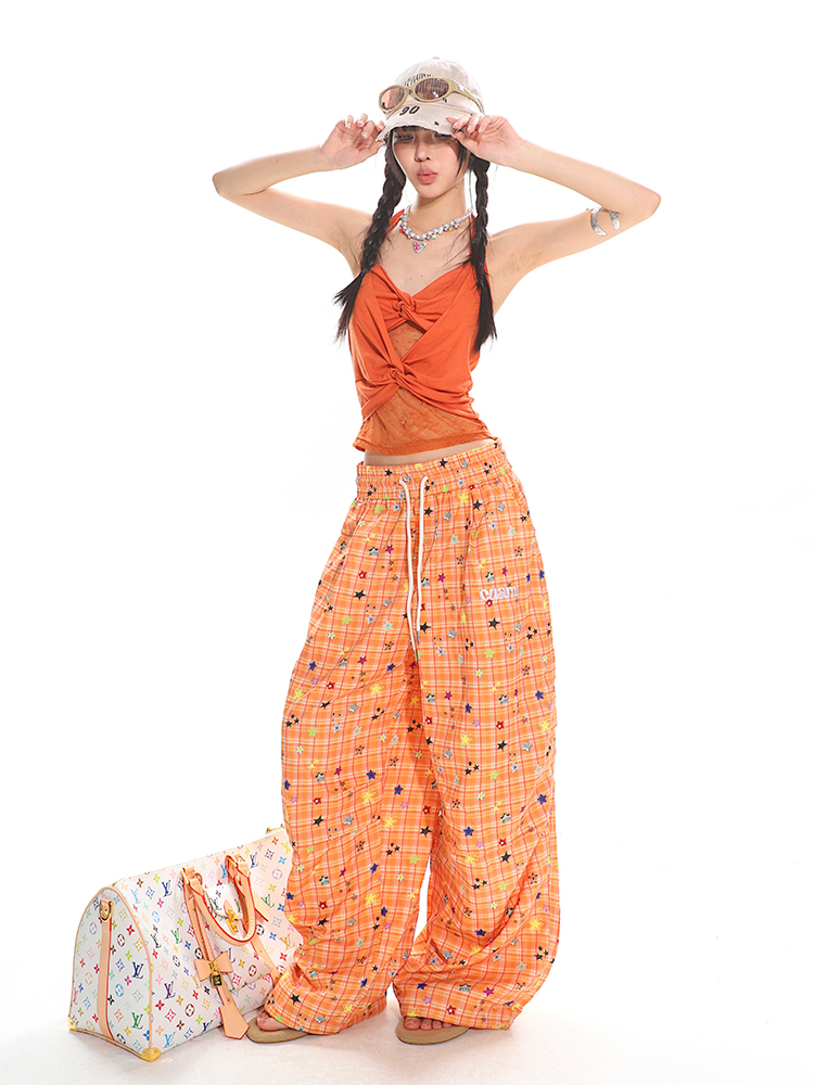 Summer Beach Low-Cut Knotted Lace Spliced Tank Top for Spicy Girls - Trendy Casual Wear, Perfect for 90s and Y2K Styles Summer Beach Low-Cut Knotted Lace Spliced Tank Top for Spicy Girls - Trendy Casual Wear, Perfect for 90s and Y2K Styles