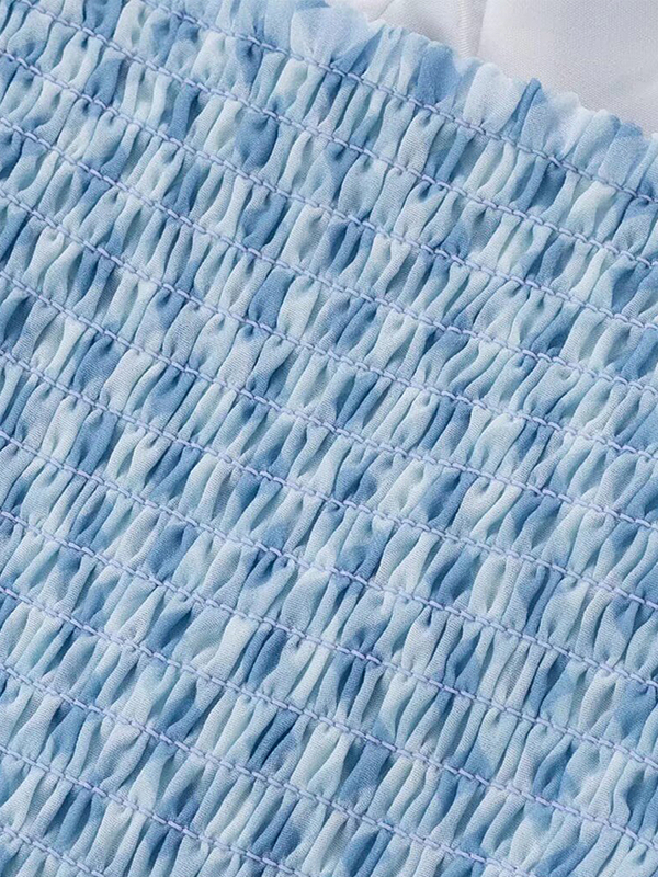 Summer Blue Spaghetti Strap Dress - Vacation Style Slim A-Line Short Skirt for 2025 Y2K Fashion Summer Blue Spaghetti Strap Dress - Vacation Style Slim A-Line Short Skirt for 2025 Y2K Fashion