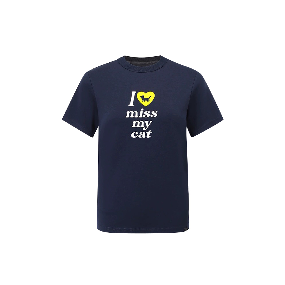 Summer Dog Cat Print Short Sleeve T-Shirt - Comfortable Pure Cotton, Trendy 25SS Niche Design, Perfect for Casual Wear Summer Dog Cat Print Short Sleeve T-Shirt - Comfortable Pure Cotton, Trendy 25SS Niche Design, Perfect for Casual Wear