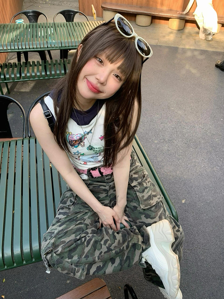 Summer Hooded Sleeveless Vest for Women, Creative Printed Slim Fit T-Shirt, Trendy Cool Style for Girls Summer Hooded Sleeveless Vest for Women, Creative Printed Slim Fit T-Shirt, Trendy Cool Style for Girls