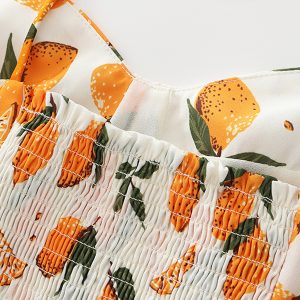 Summer Lemon Print Cami Vest - Sexy Vacation Style, French Pure Desire, Versatile Inner & Outer Wear