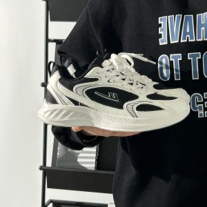 Summer Mesh Breathable Casual Old Daddy Shoes for Women - Lightweight White Sneakers for 2025 Y2K Style