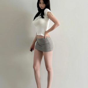 Summer Sexy Bodycon Mini Skirt - Low Waist Slim Fit Gray Pencil Skirt for Hot Girl Style - Leg-Lengthening American Fashion