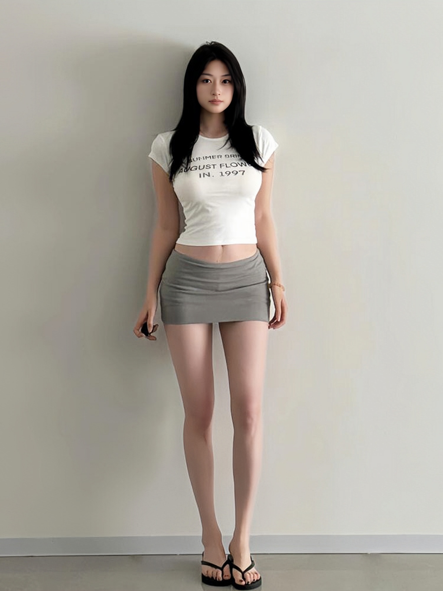 Summer Sexy Bodycon Mini Skirt - Low Waist Slim Fit Gray Pencil Skirt for Hot Girl Style - Leg-Lengthening American Fashion Summer Sexy Bodycon Mini Skirt - Low Waist Slim Fit Gray Pencil Skirt for Hot Girl Style - Leg-Lengthening American Fashion