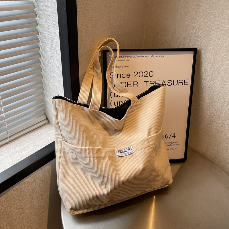 Summer Single-Shoulder Canvas Tote Bag for Women - Large Capacity High-End Commuting Bag, Trendy College Style 2025 Summer Single-Shoulder Canvas Tote Bag for Women - Large Capacity High-End Commuting Bag, Trendy College Style 2025