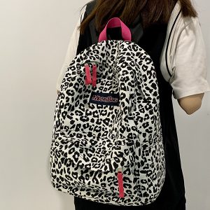 Summer Student Backpack for Girls - Large Capacity High School Travel Bag, Stylish Double Shoulder Design