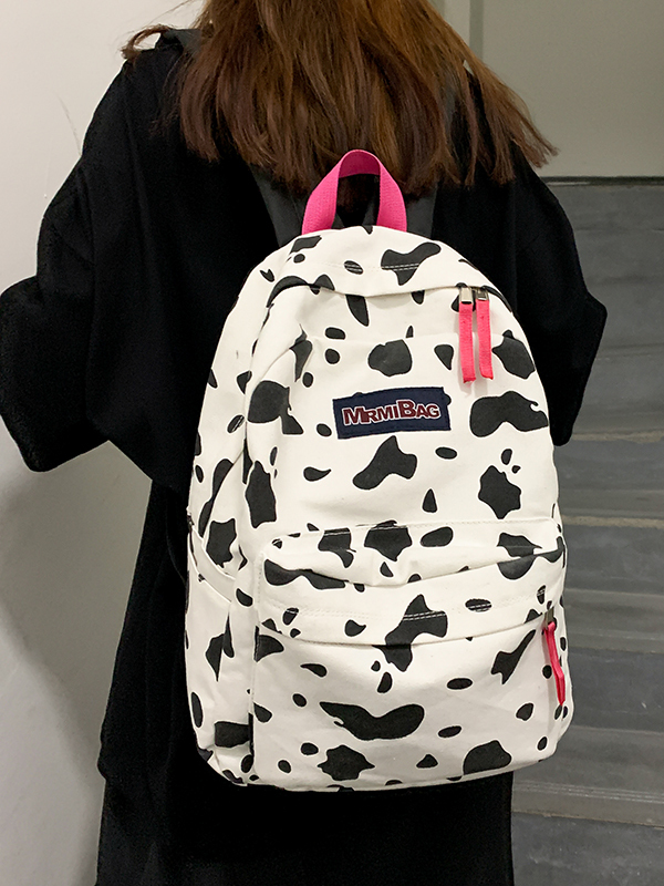 Summer Student Backpack for Girls - Large Capacity High School Travel Bag, Stylish Double Shoulder Design Summer Student Backpack for Girls - Large Capacity High School Travel Bag, Stylish Double Shoulder Design