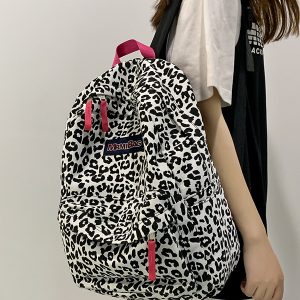 Summer Student Backpack for Girls - Large Capacity High School Travel Bag, Stylish Double Shoulder Design