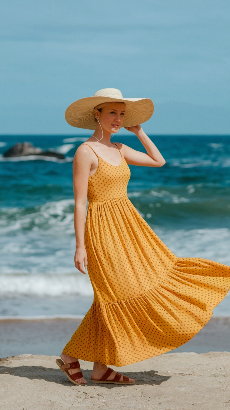 Best Sun Dresses Long Summer for Effortless Beach Glam outfit idea