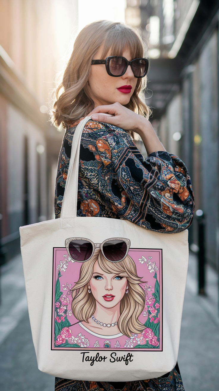 Taylor Swift Tote Bag Design: Fashion Inspiration outfit idea