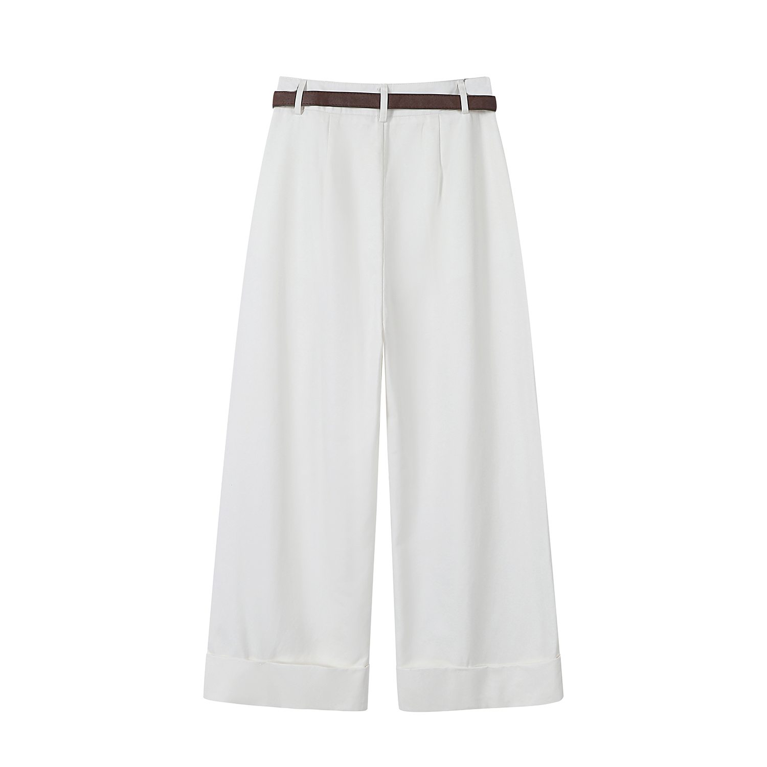 Tencel Washed Cotton Wide-Leg Pants for Women, Hip-Hiding Slimming Casual Nine-Point Pants, 90s Inspired Spring/Summer Fashion