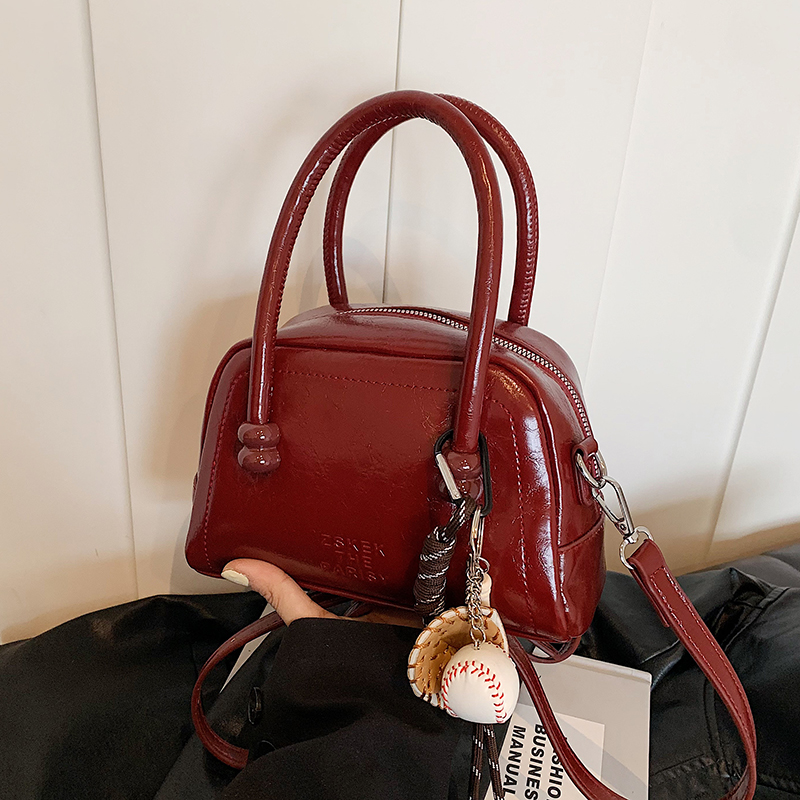 Textured Bowling Bag for Women - Stylish Small Handbag, 2025 Trendy Crossbody Shoulder Bag for Everyday Fashion Textured Bowling Bag for Women - Stylish Small Handbag, 2025 Trendy Crossbody Shoulder Bag for Everyday Fashion