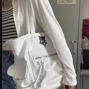 Textured Large-Capacity Shoulder Tote Bag for Women - Stylish 2025 Model Ideal for College Students and Daily Use