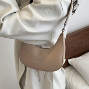 Textured Retro Underarm Handbag for Women - Versatile High-End Shoulder Bag for Work and Commuting - 2025 New Style