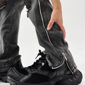 Thick-Soled Black Dad Sneakers for Men and Women - Height-Increasing Streetwear Warrior Sports Shoes