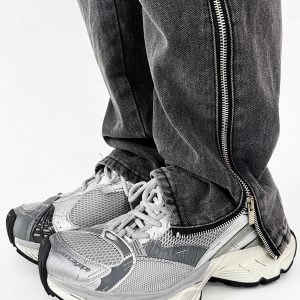 Thick-Soled Black Dad Sneakers for Men and Women - Height-Increasing Streetwear Warrior Sports Shoes