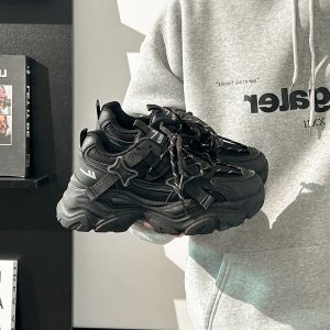 Thick-Soled Dad Shoes for Women - 2025 New Style Mesh Breathable Casual Sneakers - Versatile Soft-Soled White Sports Footwear