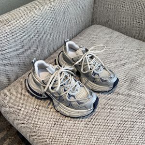 Thick-Soled Dad Shoes for Women - 2025 Spring Casual Outdoor Footwear, Versatile Height-Increasing Sports Sneakers