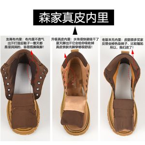 Thick-Soled Genuine Leather Yellow Martin Ankle Boots for Women - Spring & Autumn Short Booties, Sizes 41-43