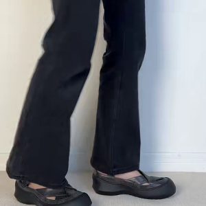 Thick-Soled Sheepskin Open-Toe Sandals for Women - Summer Casual Roman Flats, Versatile Sports Footwear