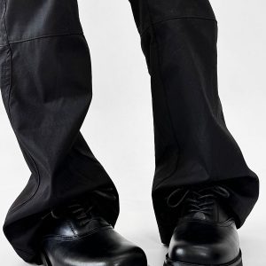 Trendy British Square-Toe Derby Shoes for Men and Women - Thick-Soled Leather Office Commuting Footwear