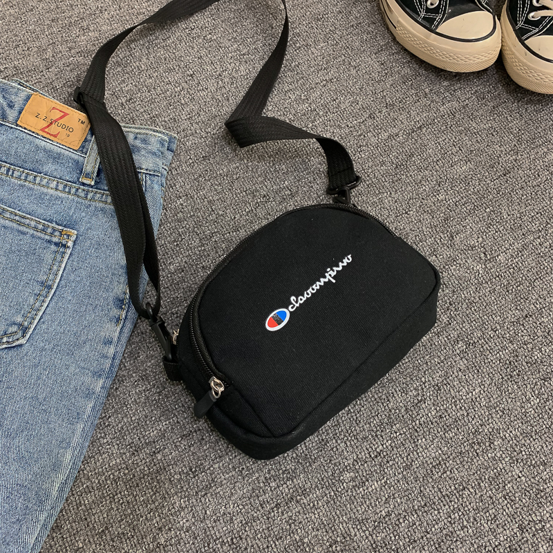 Trendy Canvas Crossbody Bag for Women - Versatile Small Bag for Spring Summer 2025 - Fresh Y2K Style