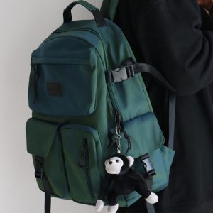 Trendy Colorful Backpack for Men and Women - Fashionable Double-Shoulder School Bag for Students, Perfect for Elementary and Middle School