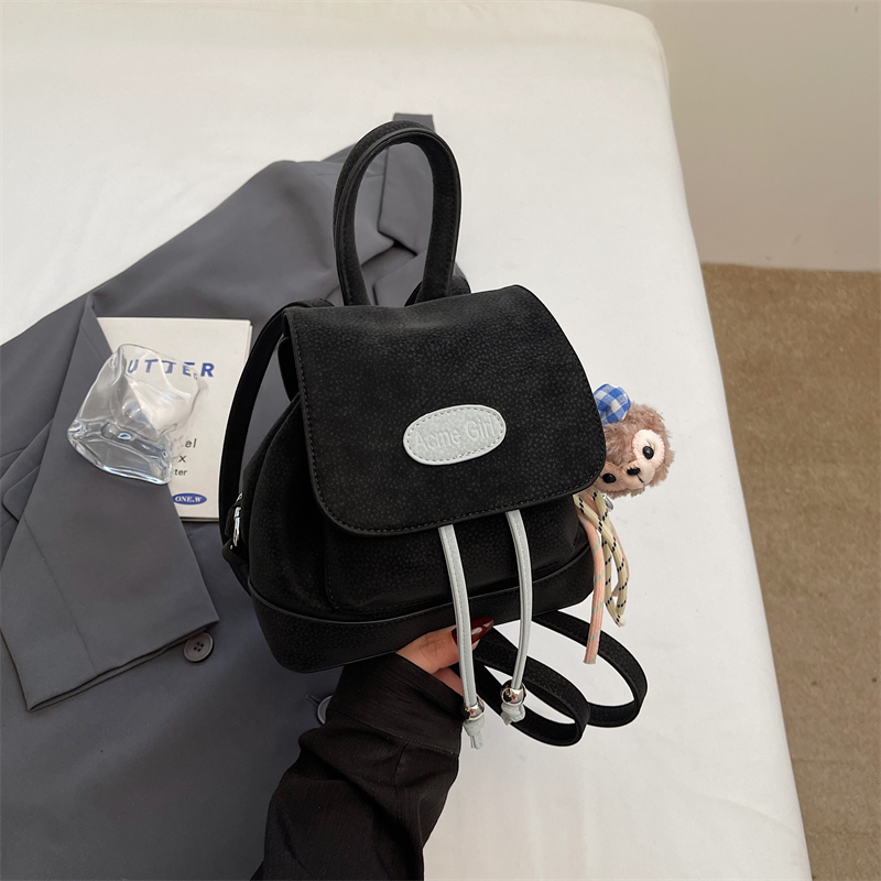 Trendy Dual-Use Small Backpack for Women - Stylish High-End Design with Contrasting Colors, Perfect for 2025 Fashion