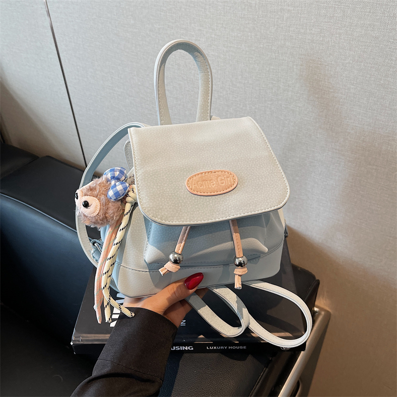 Trendy Dual-Use Small Backpack for Women - Stylish High-End Design with Contrasting Colors, Perfect for 2025 Fashion Trendy Dual-Use Small Backpack for Women - Stylish High-End Design with Contrasting Colors, Perfect for 2025 Fashion