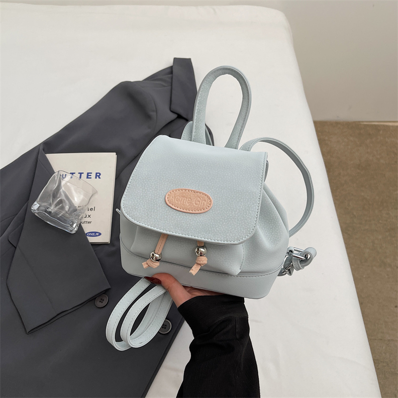 Trendy Dual-Use Small Backpack for Women - Stylish High-End Design with Contrasting Colors, Perfect for 2025 Fashion Trendy Dual-Use Small Backpack for Women - Stylish High-End Design with Contrasting Colors, Perfect for 2025 Fashion