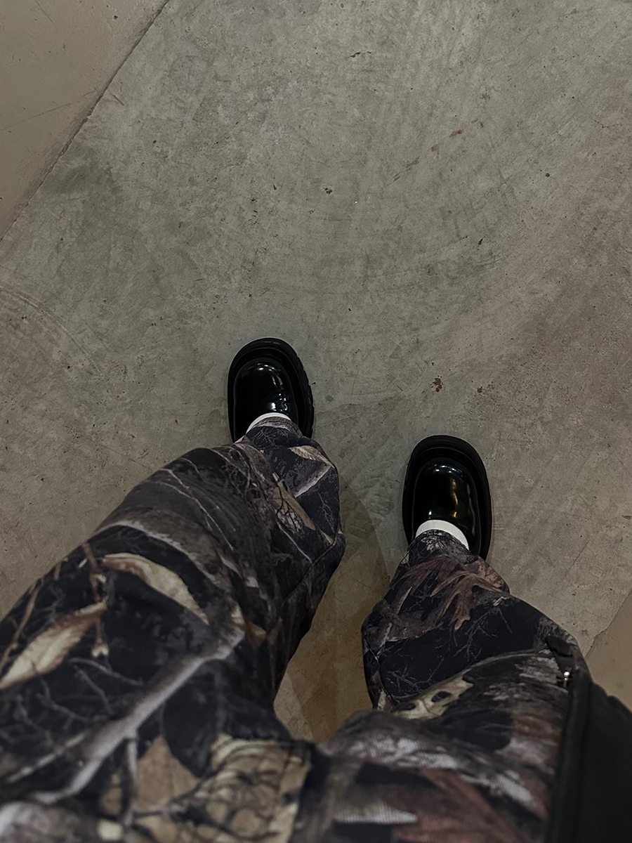 Trendy Earth Tone Camouflage Loose Tapered Pants - Playful Street Fashion Inspired by 90s and Y2K Styles Trendy Earth Tone Camouflage Loose Tapered Pants - Playful Street Fashion Inspired by 90s and Y2K Styles