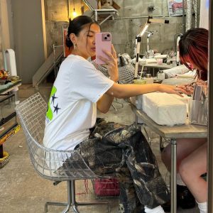 Trendy Earth Tone Camouflage Loose Tapered Pants - Playful Street Fashion Inspired by 90s and Y2K Styles