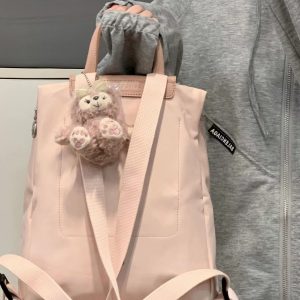 Trendy Korean Casual Large Capacity Nylon Canvas Backpack Tote Bag for Women - 2023 Fashion Essential