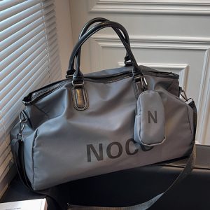 Trendy Large Capacity Tote Bag for Travel - Unisex Shoulder Bag for Short Trips - Stylish Ins Luggage Bag