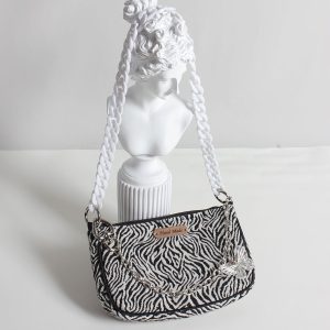 Trendy Leopard Print Zebra Pattern Crossbody Phone Bag for Women - Cute Underarm Bag for Spring and Summer 2022 Fashion