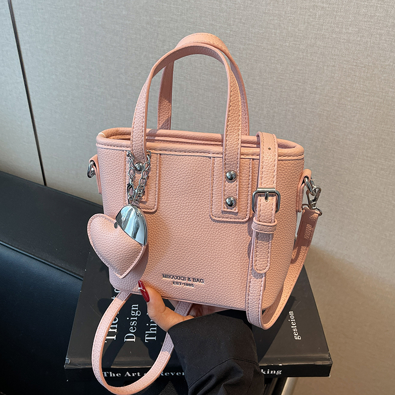 Trendy Lychee Pattern Bucket Tote Bag for Women - Simple Vegetable Basket Crossbody Shoulder Bag 2025 Fashion Niche Style