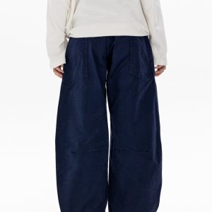 Trendy Men's Workwear Casual Pants with Three-Dimensional Cutting and Pockets - Brown Long Pants for a Stylish Look