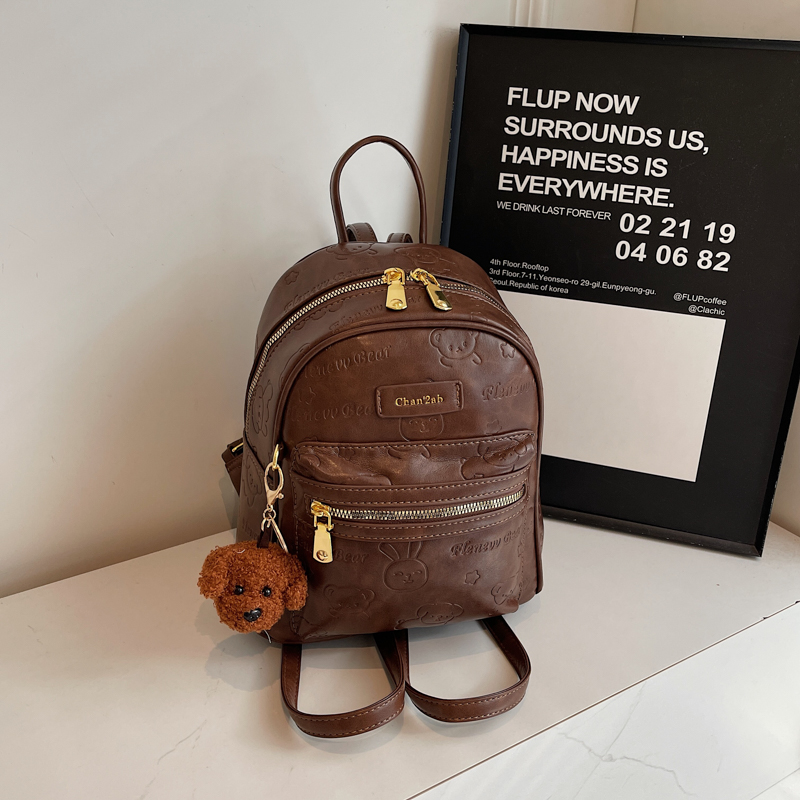 Trendy Mini Backpack for Women - High-End Graffiti Double Shoulder Bag, Stylish Pressure Change Design, 2025 New Model Trendy Mini Backpack for Women - High-End Graffiti Double Shoulder Bag, Stylish Pressure Change Design, 2025 New Model