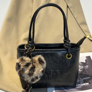 Trendy Retro Heart-Shaped Bucket Tote Bag 2025 - Stylish Women's Shoulder & Crossbody Bag