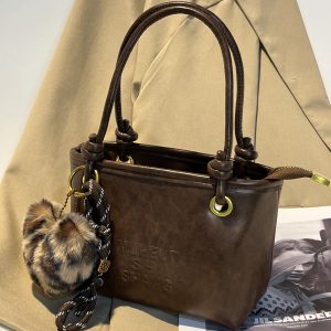 Trendy Retro Heart-Shaped Bucket Tote Bag 2025 - Stylish Women's Shoulder & Crossbody Bag