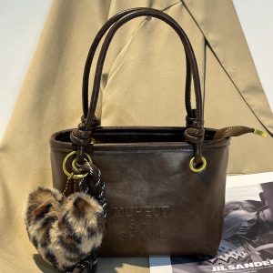 Trendy Retro Heart-Shaped Bucket Tote Bag 2025 - Stylish Women's Shoulder & Crossbody Bag