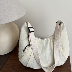 Trendy Summer Women's Casual Dumpling Bag - Large Capacity Commuter Shoulder Crossbody Bag for 2025 Fashion