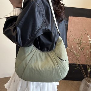 Trendy Summer Women's Casual Dumpling Bag - Large Capacity Commuter Shoulder Crossbody Bag for 2025 Fashion