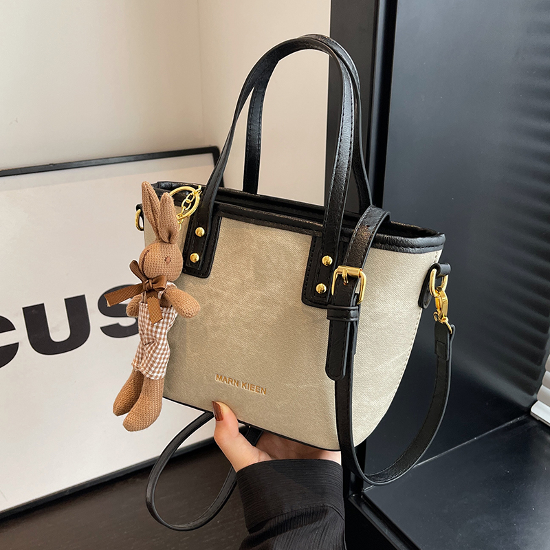 Trendy Tie-Dye Color-Blocking Bucket Bag for Women - Versatile Shoulder Crossbody Tote - 2025 New Style