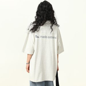 Trendy Unisex Half-Zip Metal Polo Shirt - Short Sleeve American Streetwear Top for Couples, Y2K Style Fashion Essential