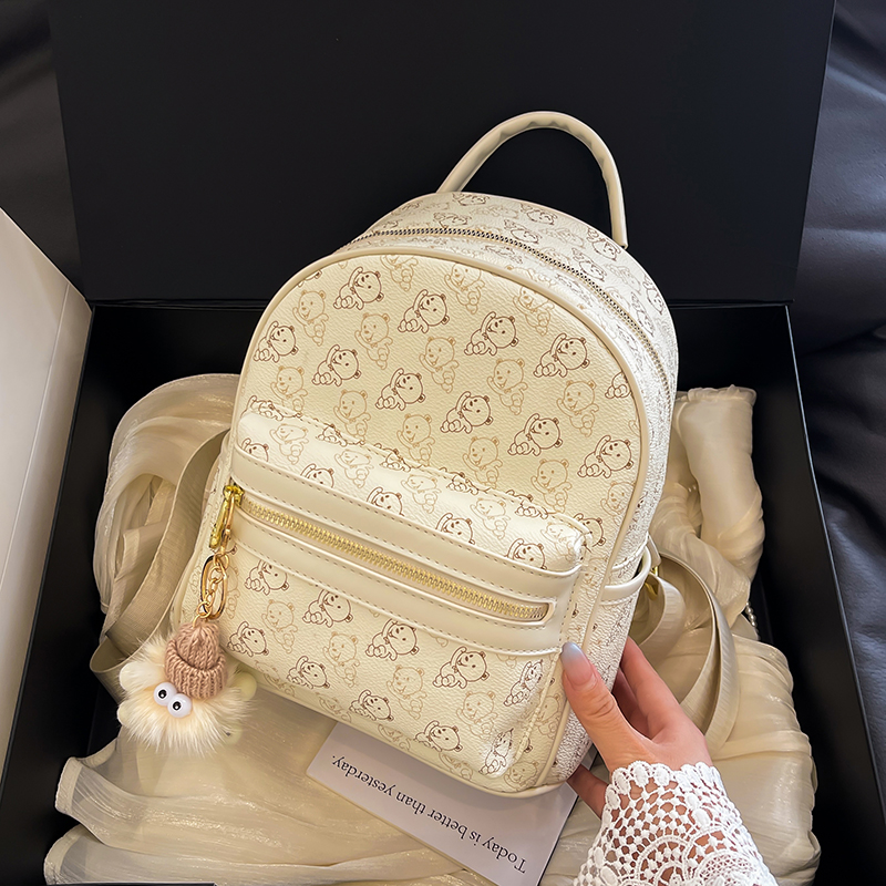 Trendy Waterproof Printed Tote Backpack for Women - High-End Versatile Commuter Bag, 2025 Fashion Must-Have