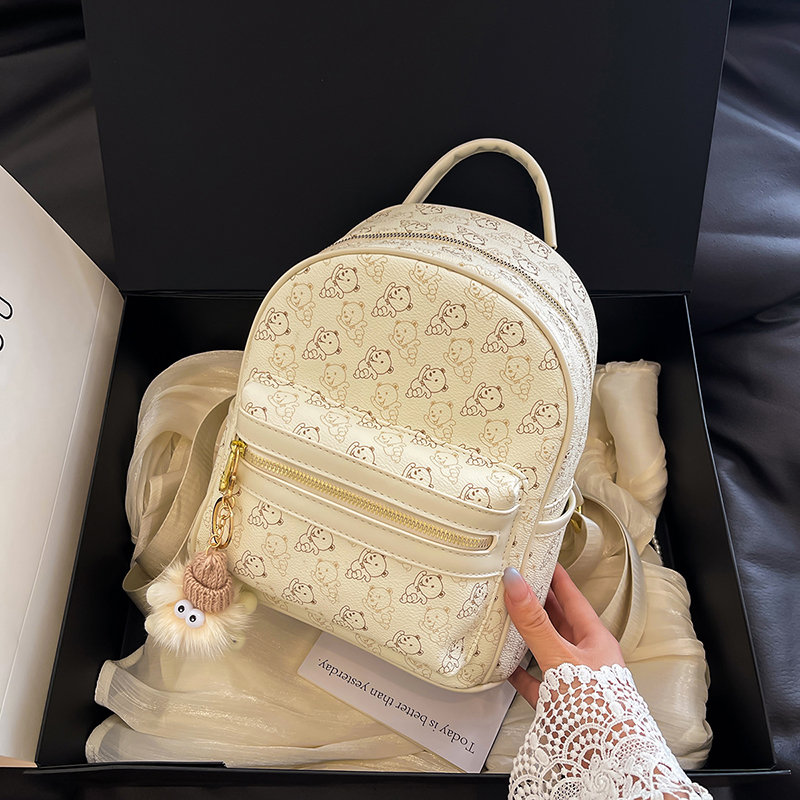 Trendy Waterproof Printed Tote Backpack for Women - High-End Versatile Commuter Bag, 2025 Fashion Must-Have